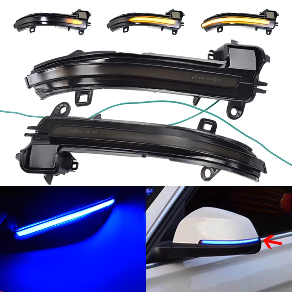 Желтый и синий превосходный динамический индикатор поворотный входсветильник