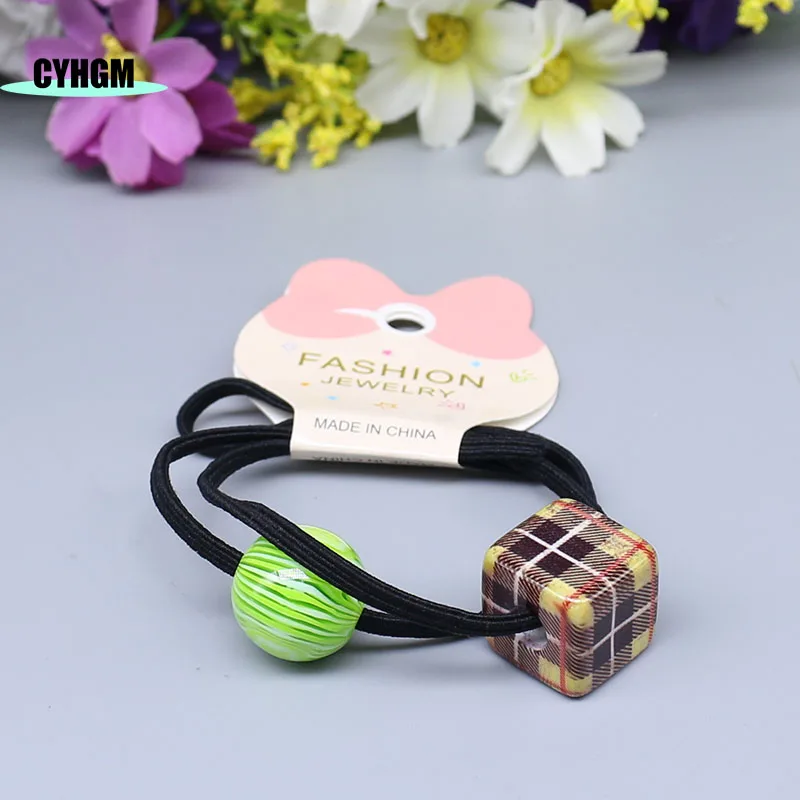 

New Fashion amber Hair rope Accessories for Women Ultra-Stretch elastic hair bands Girls Hair Band A01-3