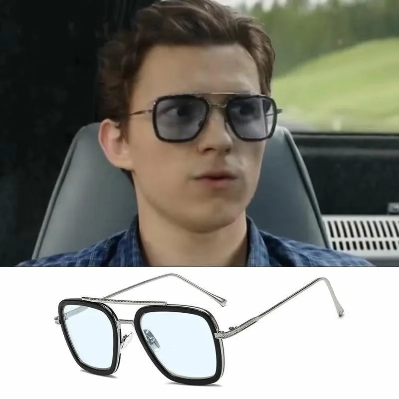 Роскошные модные Мстители Tony Stark Flight стильные мужские солнцезащитные очки