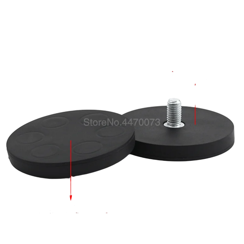 

1 Pcs 88MM Detachable Plastic Coated Strong Powerful Magnet Roof Used Car Billboard Suction Cup Outdoor Triangle Universal