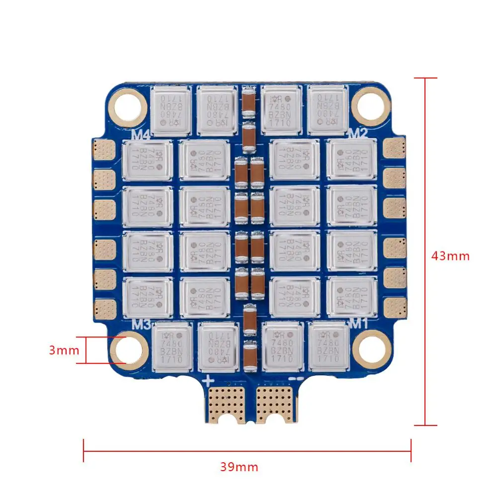 

iFlight SucceX 60A V2 Plus 2-6S four-in-one ESC iron shell MOS Dshot1200