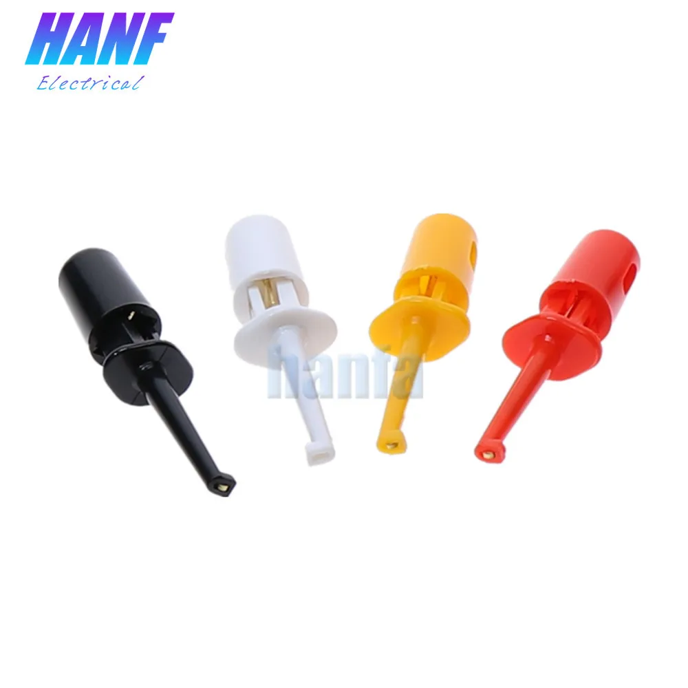 10 шт. Зажим мультиметр зонды 42 мм Длинный зонд наконечник измерительный крюк