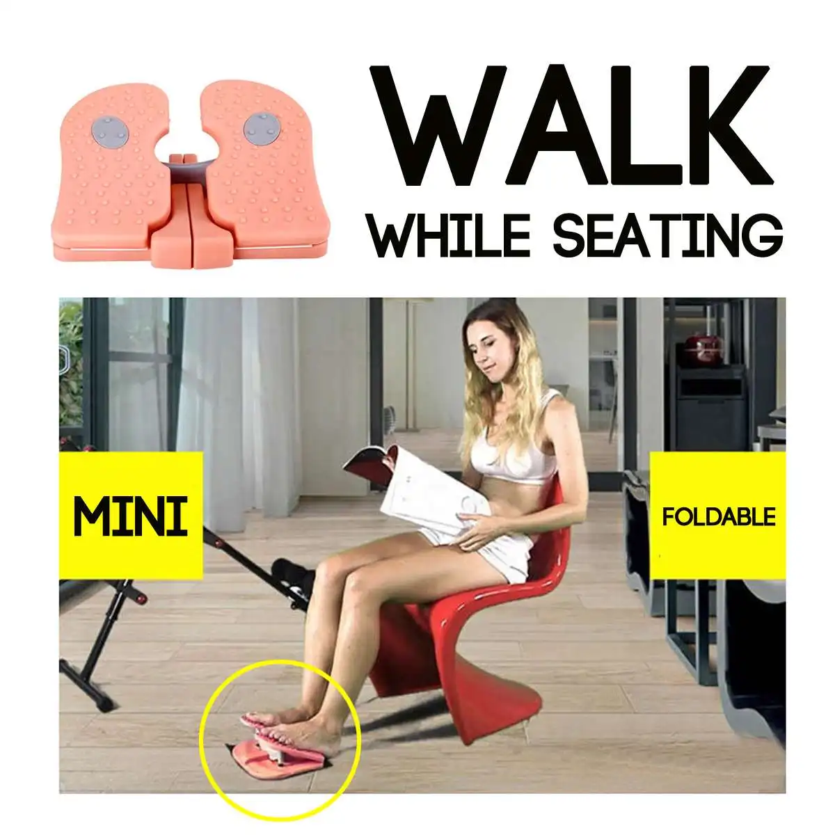 

Sliming Mini Stepper Home Mute Weight Loss Machine Climbing Foot Machine Multi-Functional Fitness Equipment Mini Stovepipe Tools