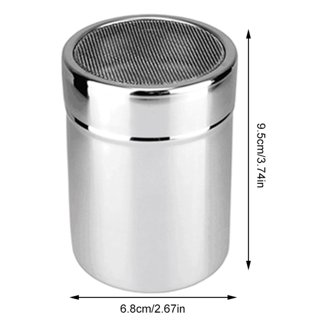 1PC Stainless Steel Seasoning Container Condiment Jar Pepper Salt Storage Box Spice Shaker With Lid Cooking Tool Kitchen Utensil images - 6
