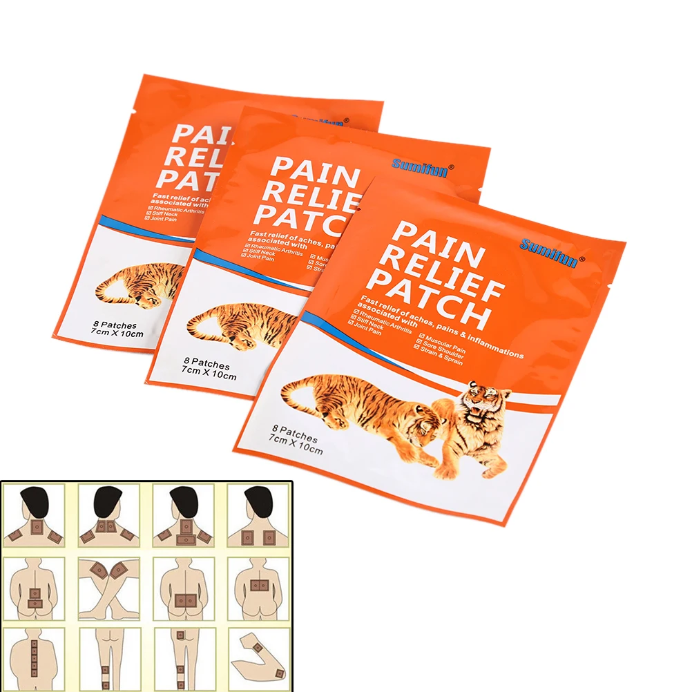 8 шт./лот облегчение коленного сустава боли медицинская штукатурка в спине Патч