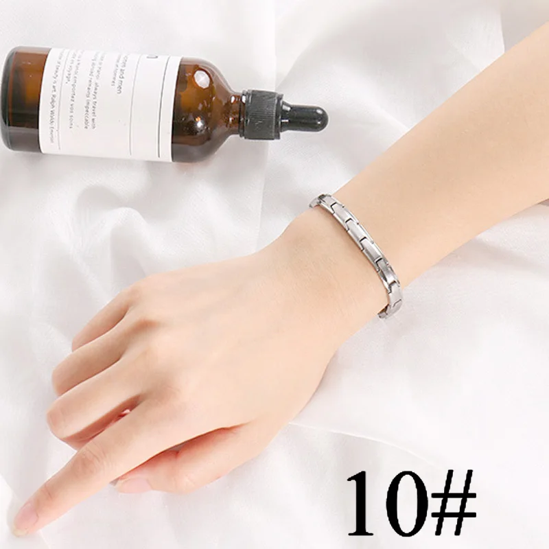 Модный браслет из нержавеющей стали 316L Bio Energy для здоровья магнитный ювелирный