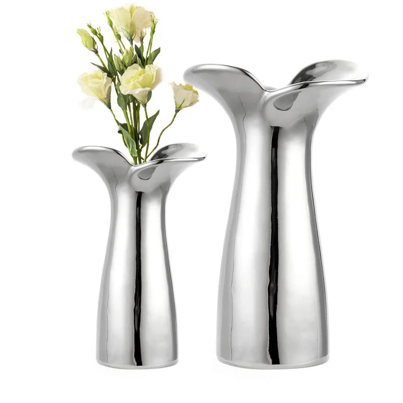 

Скандинавская оцинкованная ваза с рисунком Кита, керамическая ваза для цветов, гидропонное устройство, настольное Европейское украшение д...