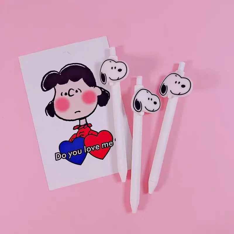 Peanuts Rogue Dog гелевая ручка креативная кавайная мультяшная нейтральная ручка милый пресс 0,5 мм черная чернильная ручка фирменная ручка Канцелярия для учеников
