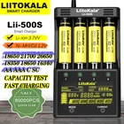 Зарядное устройство Liitokala Lii-500 18650 PD4 S6 500S 20700 LCD 3,7 V 21700 16340 14500 AA ЛИТИЙ-никель-металлогидридный аккумулятор