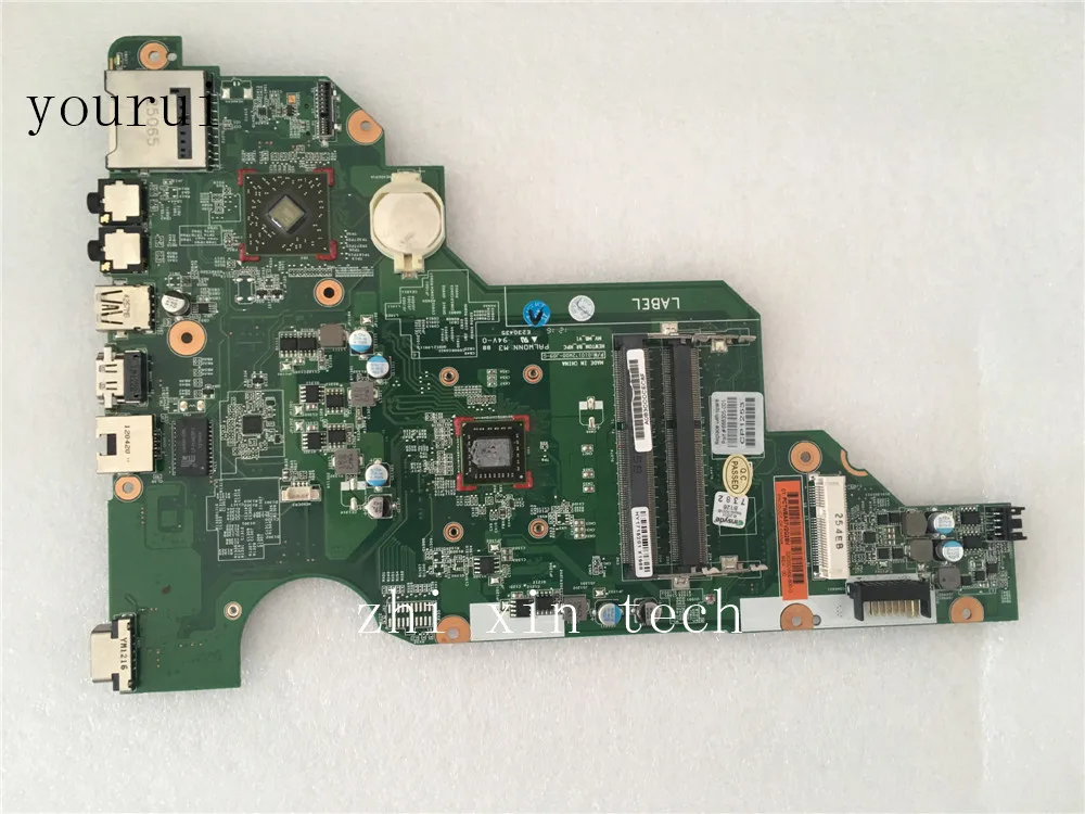 Материнская плата yourui для ноутбука HP CQ58 688305-001 688305-601, тест DDR3 на 100% рабочий