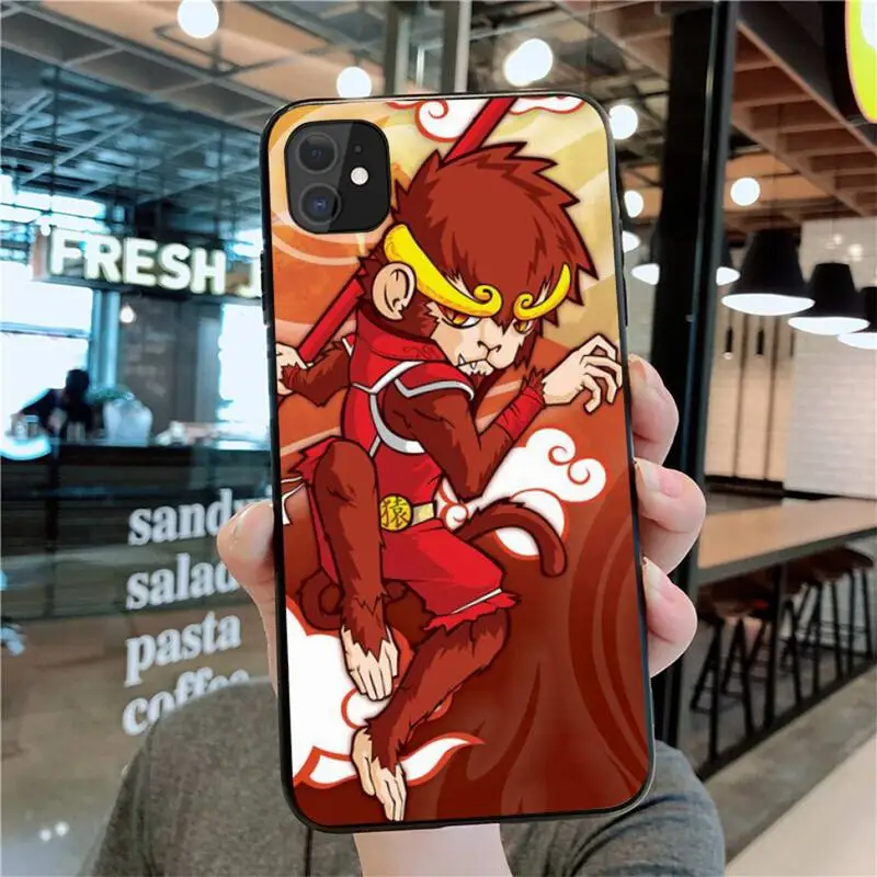 Чехол-накладка для iPhone 11 pro XS MAX 8 7 6 6S Plus X 5S SE 2020 XR из ТПУ с изображением обезьяны