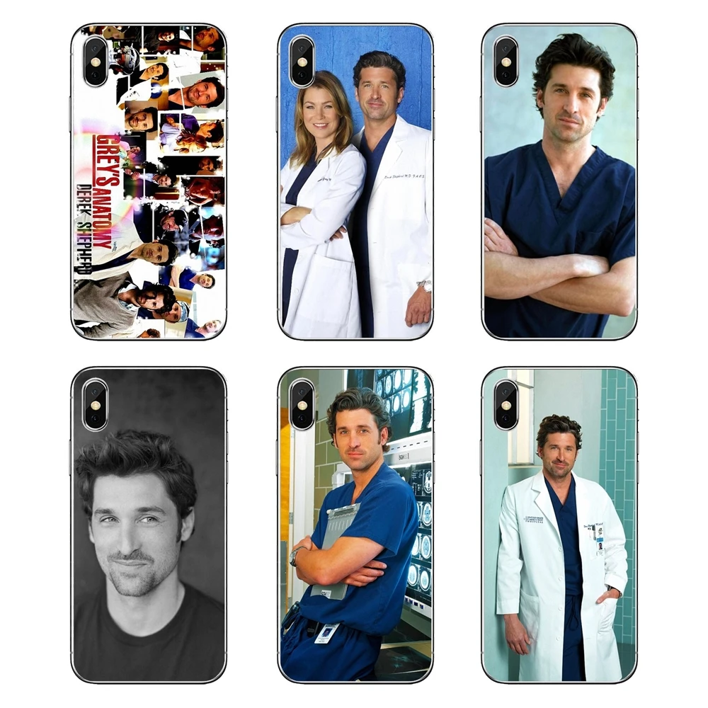 Для samsung Galaxy Note 8 9 S9 S10 A8 A9 Star Lite Plus A6S A9S Derek Shepherd Greys анатомический плакат мягкий