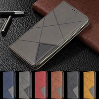 Huawei 2019 Case Magnetic Leather Slim Case for Huawei 2019 Pro Prime 2018 Y6P Y6S Flip Stand Business Phone Cover