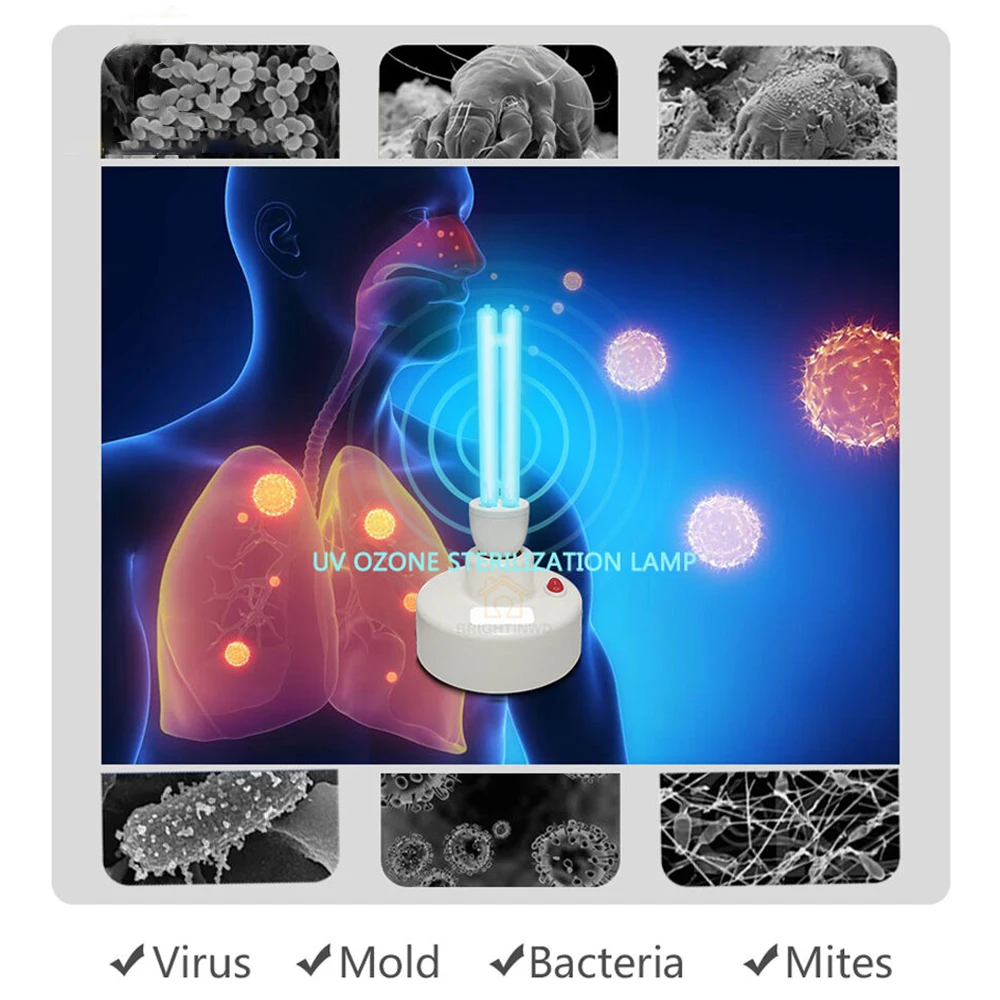1 Набор стерилизующая лампа UVC ультрафиолетовая Лампа 15 Вт 25 домашняя офисная