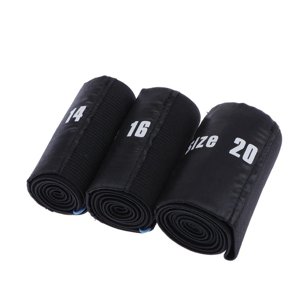 

Pack of 3 Drum Cymbal Mute Dampener Pads 14in 16in 20in Black