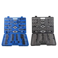 tap and die set 122040456086110pcs tapping drill metricimperial tapping hand tools for metalworking screw thread tap die