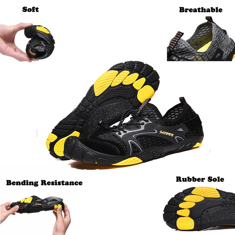 

Outdoor Trekking Shoes Unisex Quick Dry Beach Diving Water Shoes Breathable Non-slip Wear-resistant Lightweight Hiking Sneakers