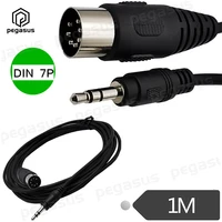 7 pin din male to dc 3 5mm female 18in midi stereo audio cable 1 meter