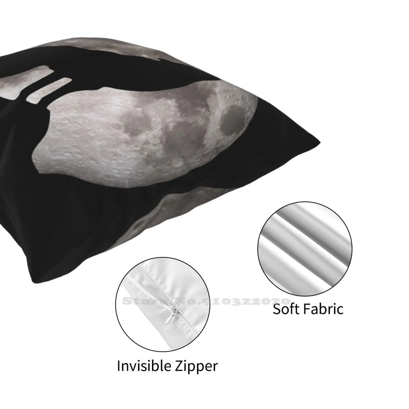 Чехол для спальни с изображением Волка Луны и воющего волка | Дом сад