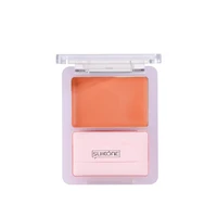 natural mousse blusher contour cream matte blush palette long lasting waterproof easy to wear smooth facial makeup cometics puff