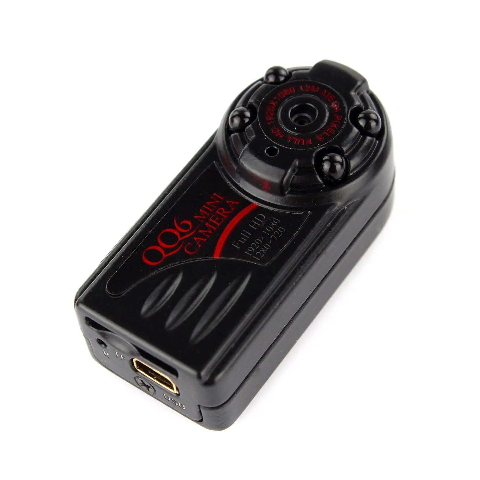 Full HD 1080P Mini DV QQ6 HD 12 МП Спортивная мини DV камера широкоугольная камера с ИК ночного видения Montion Dection мини-камера