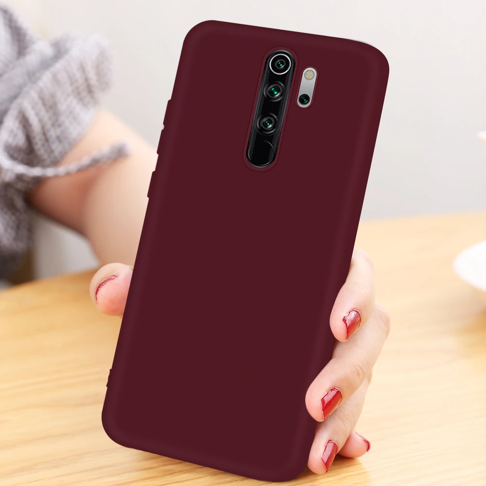 Soft Silicone TPU Case For Xiaomi Redmi 7 Note 8 6 Pro Liquid Protective Back Coque 5 |