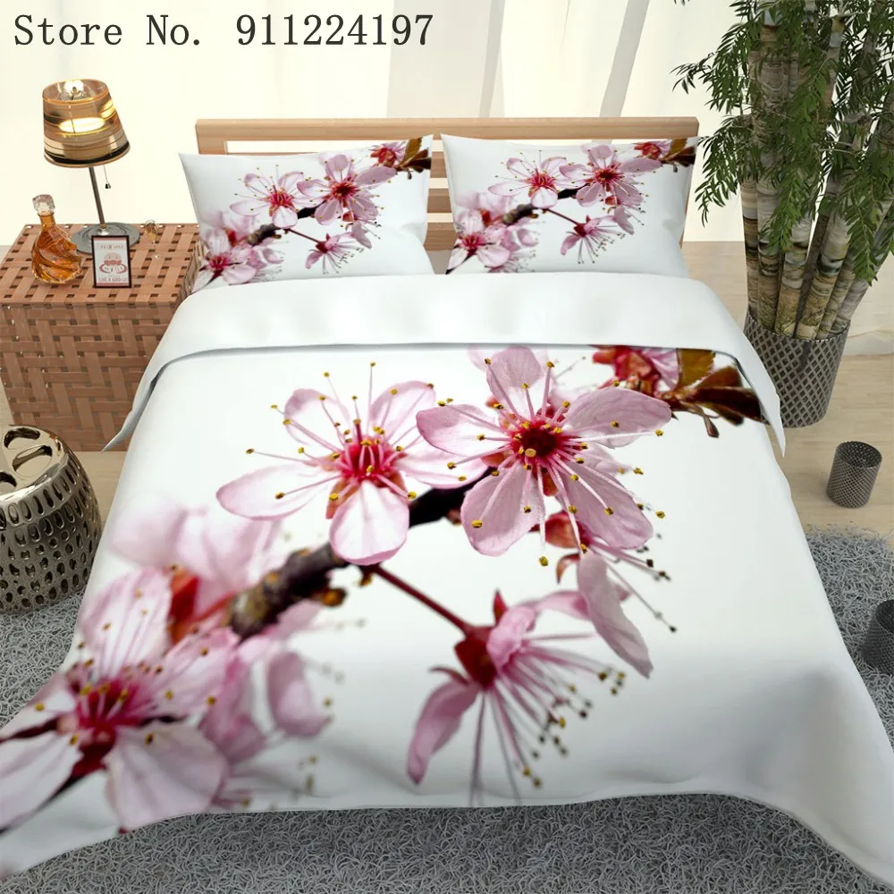 

2/3PCS Luxury Comforter Bedding Set 240x220cm Duvet Cover Set Kids Adult Quilt Cover Set Flower Bedclothes Microfiber Bed Linen