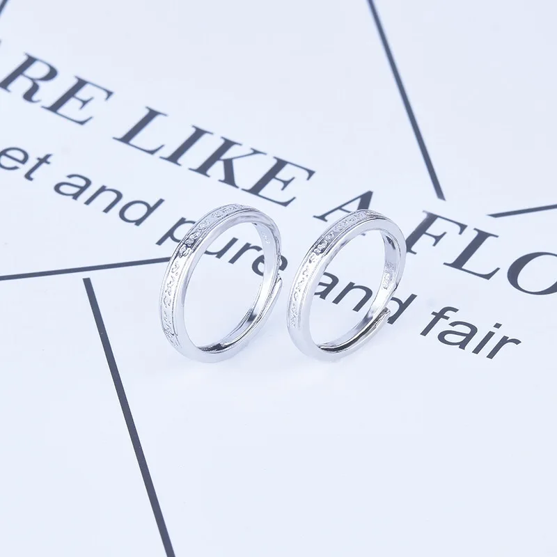 Простое и изысканное регулируемое Открытое кольцо MENGYI модное парное для женщин