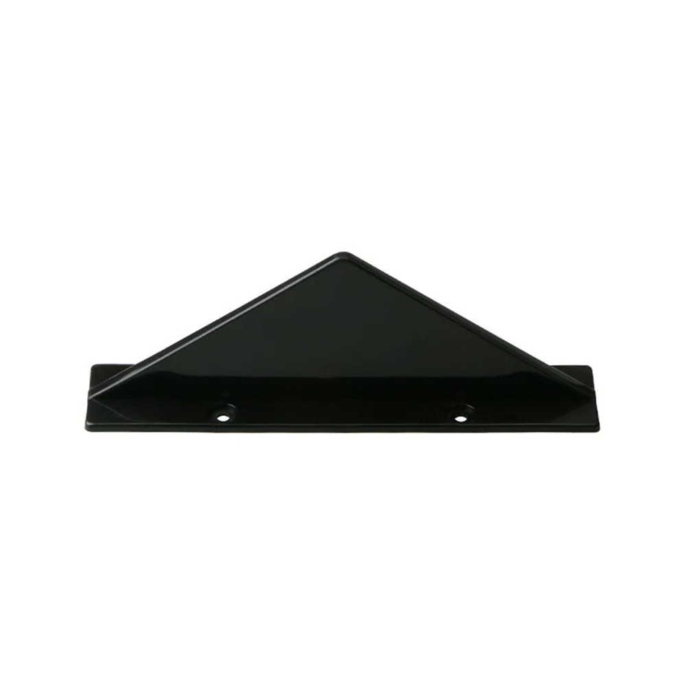

Black Rear Bumper Spoiler Kit Lip Universal 15*3*5CM 4Pcs ABS Addon Auto