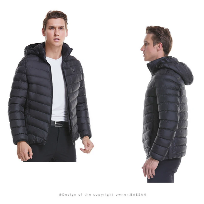 Уличные куртки с электрическим подогревом для мужчин и женщин хлопковая