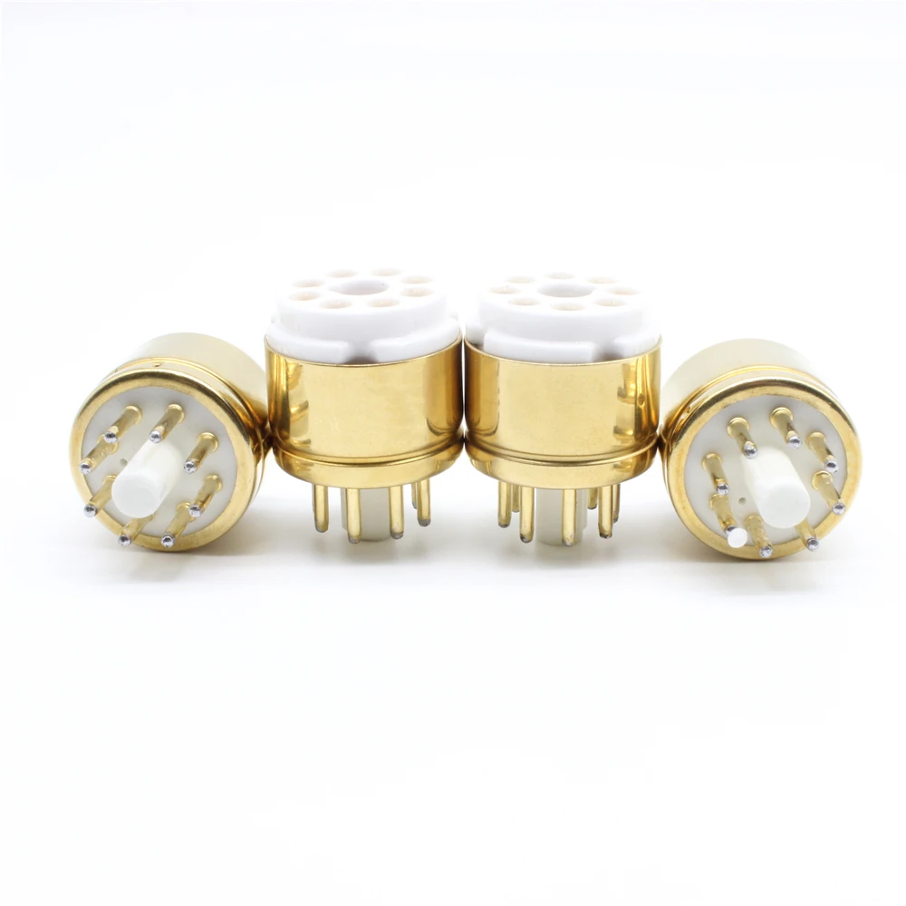 8pin EL34 GZ34 KT88 6V6 6L6 5Z3 6SN7 Восьмиканальный Позолоченные ламповая панель Saver