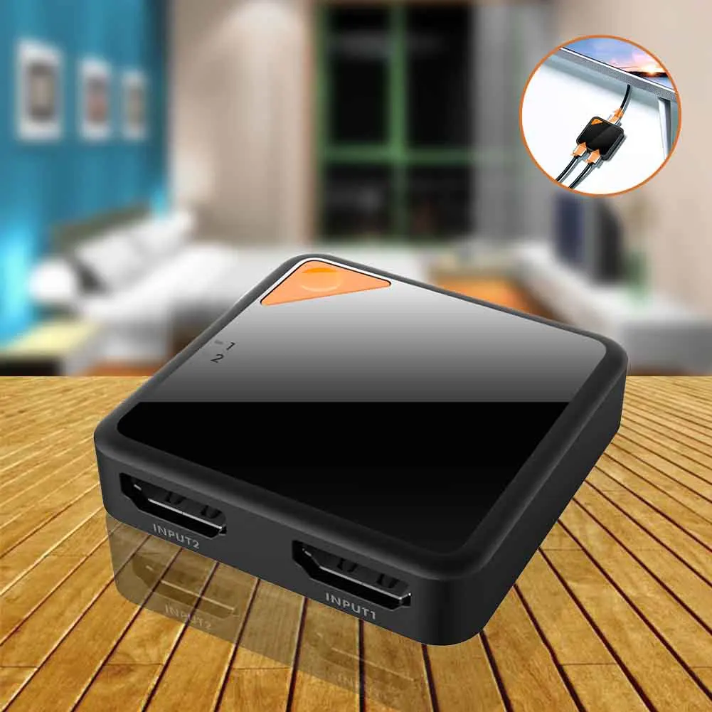 Обмен мониторы Bi направления HD 4K Экран сплиттер Офис Порты и разъёмы Plug And Play