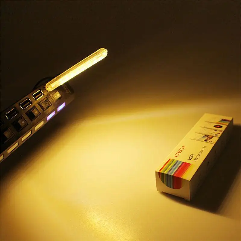 Портативный мини-светильник DSstyles с USB 8 светодиодами 5 В супер яркий книжный