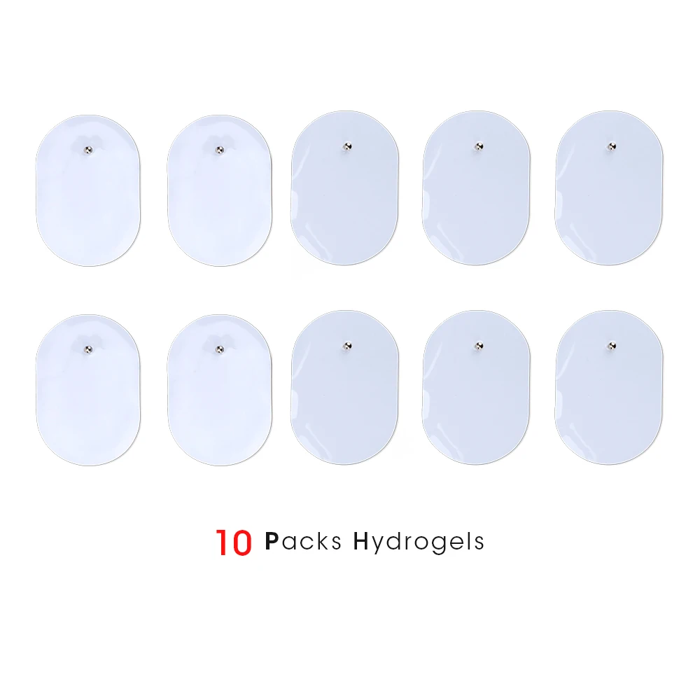 10 pcs gels Массажер для похудения электрический стимулятор мышц нерва цифровой физиотерапии устройство для физиотерапии ног, ног, спины, рук, шеи - Цвет: 10 pcs gels