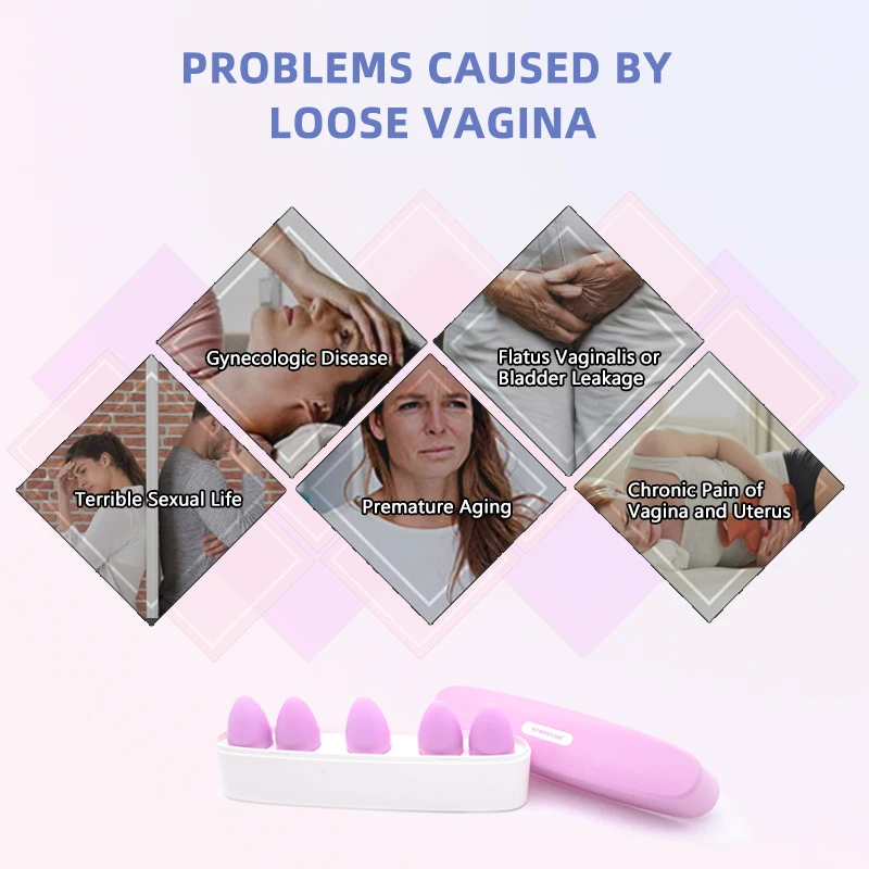 5 шт./компл. Премиум Кегель Шары Набор для упражнений Женский медицинский