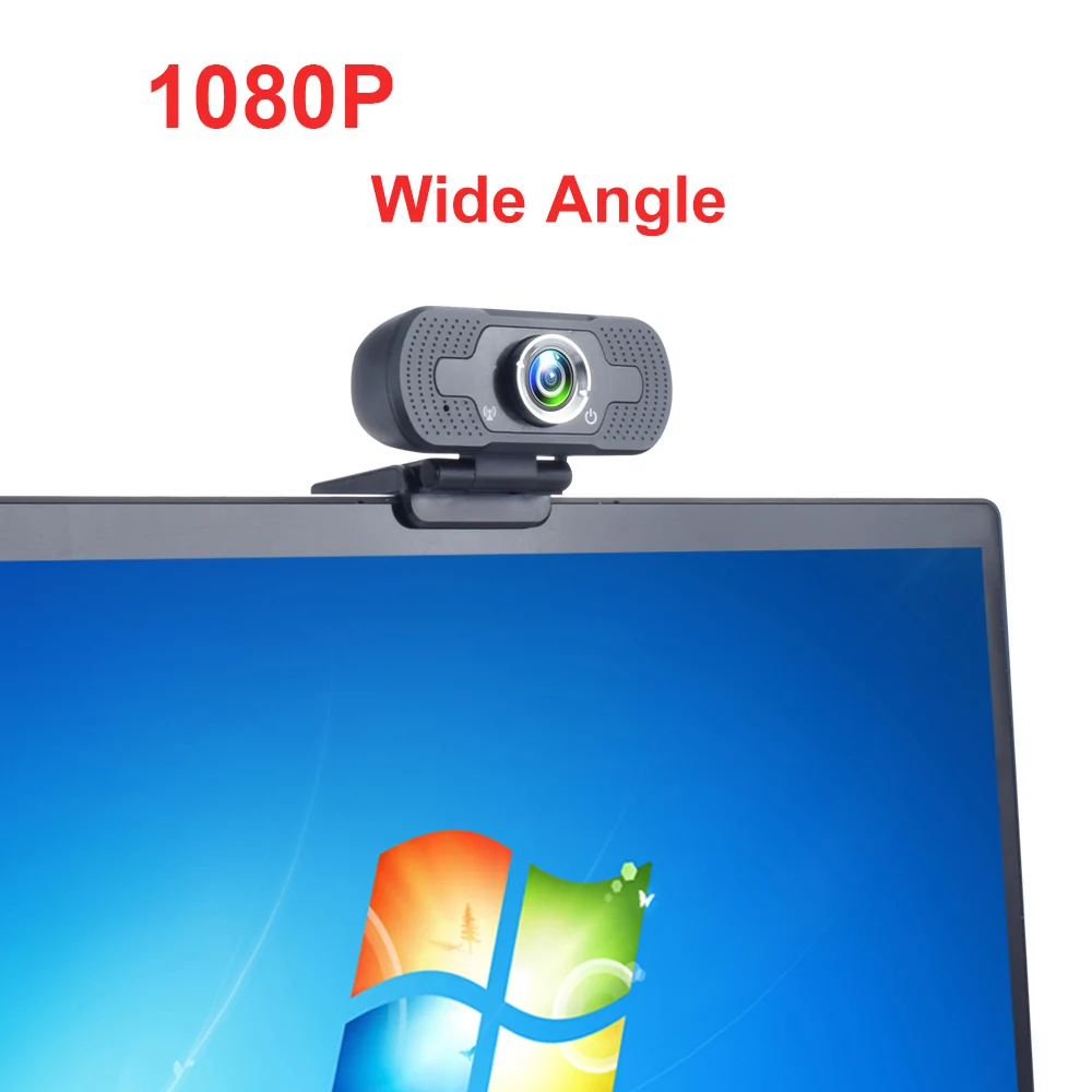 Веб камера HD 1080P USB для прямого эфира встроенный микрофон|Компактные видеокамеры|