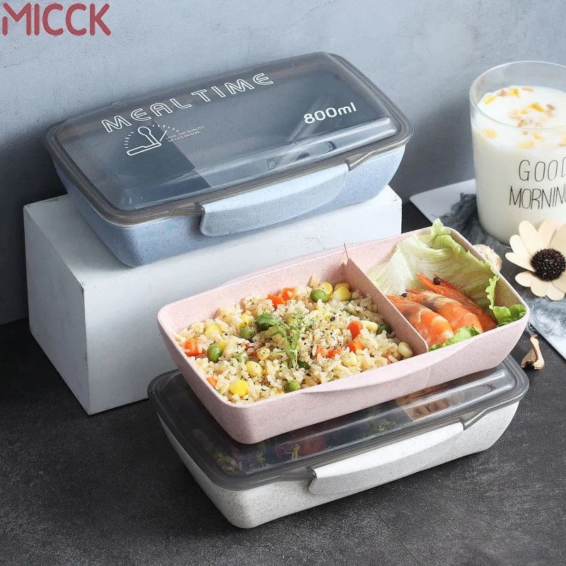 Коробка из пшеничной соломы MICCK Bento коробка в японском стиле для бенто 2020