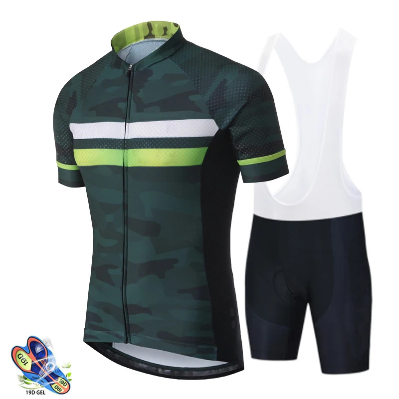 

NEW Bike Team 2022 Summer Cycling Jersey Set Short Sleeve MTB Racing Clothes Uniform Maillot Ciclismo Man Bicycle Cycling Suit