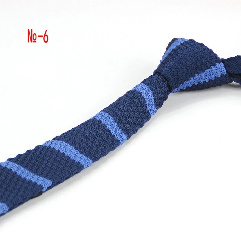 Мужской облегающий галстук вязаный в полоску 5 см новинка 2018|Мужские галстуки и