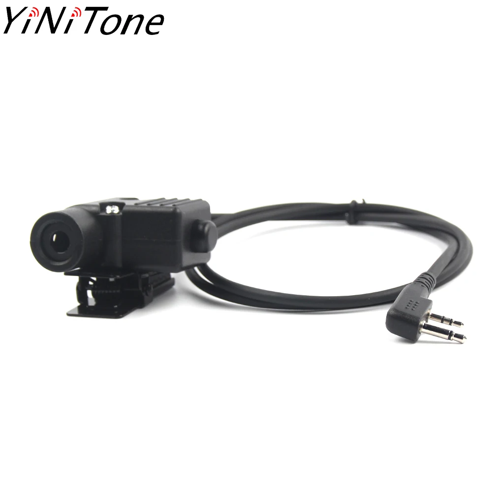 Military Headset U94 PTT For COMTAC MSA EARMOR TCA TRI NATO plug for ICOM IC-V8 IC-V82 IC-F3 SL25 V80