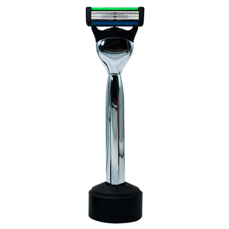 

Men's Razor Handle with Replaceable Blades5 Layer Blades ShavingManual Shaving Safety Facial Care Beard Shave Razor Blades