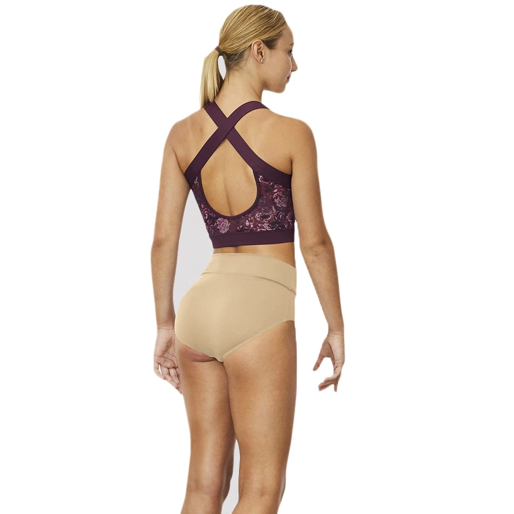 

Female High Waisted Dance Spandex Ballet Lycra Mid Waist Cheer Workout Stage Show Shorts