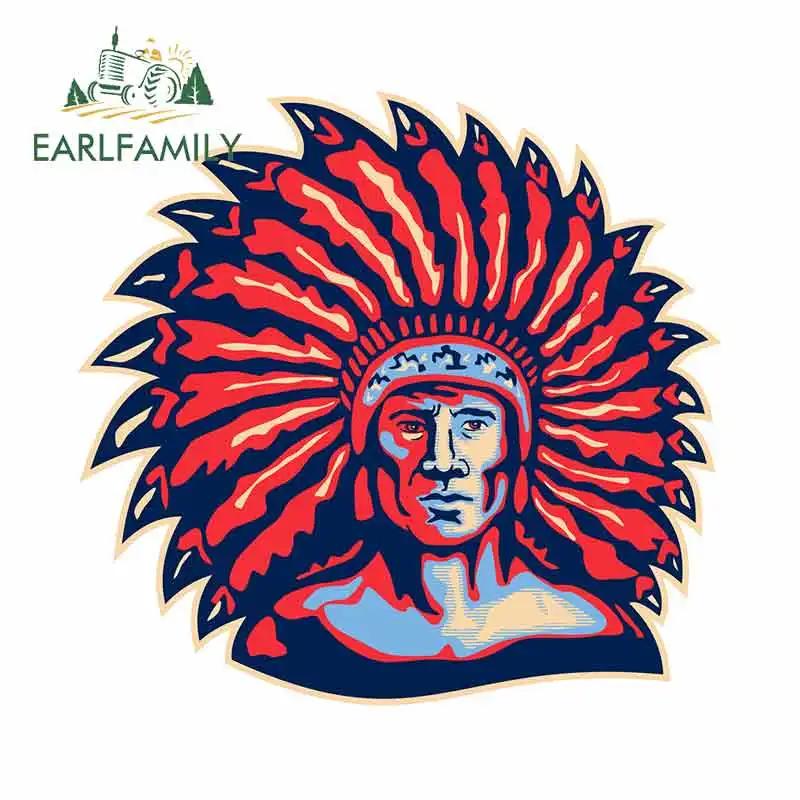 EARLFAMILY 13 см x 12 6 для индейских индейцев машина бампер окно наклейки