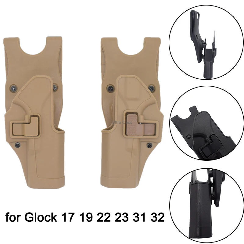 Чехол для пистолета Glock 17 19 22 23 31 32 чехол левой и правой руки тактический охоты