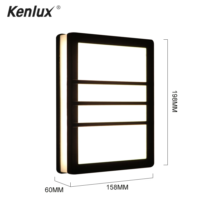 Светодиодный настенный светильник Fathion 20 Вт пластиковая Водонепроницаемая