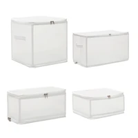 pp plastic storage boxes clothes sundries sorting storage bin organisation cosmetic toys quilt dust proof storage bags