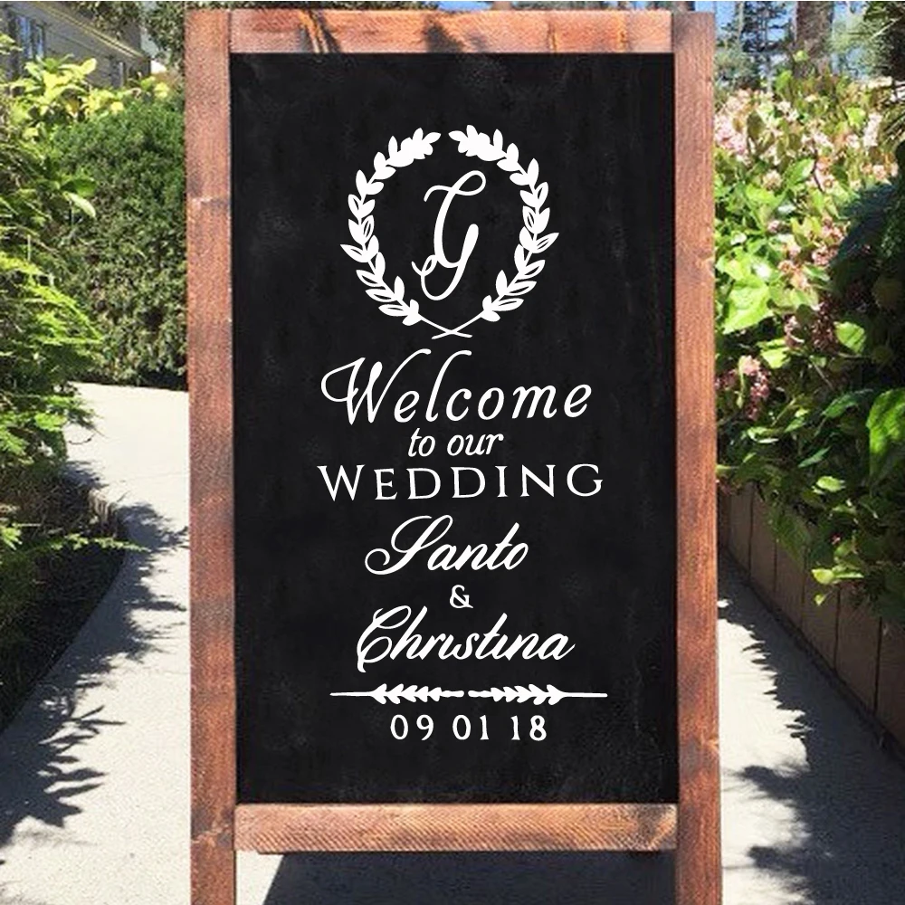 Виниловые Настенные стикеры на заказ художественный декор для свадебных