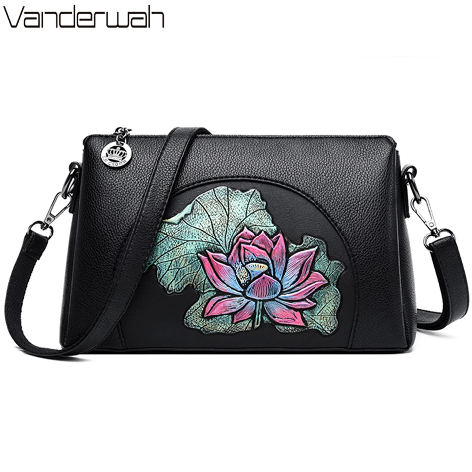 Китайский стиль моды Sac основные роскошные сумки дизайнерские Цветочные женские сумки на плечо женские сумки через плечо для женщин Bolsa