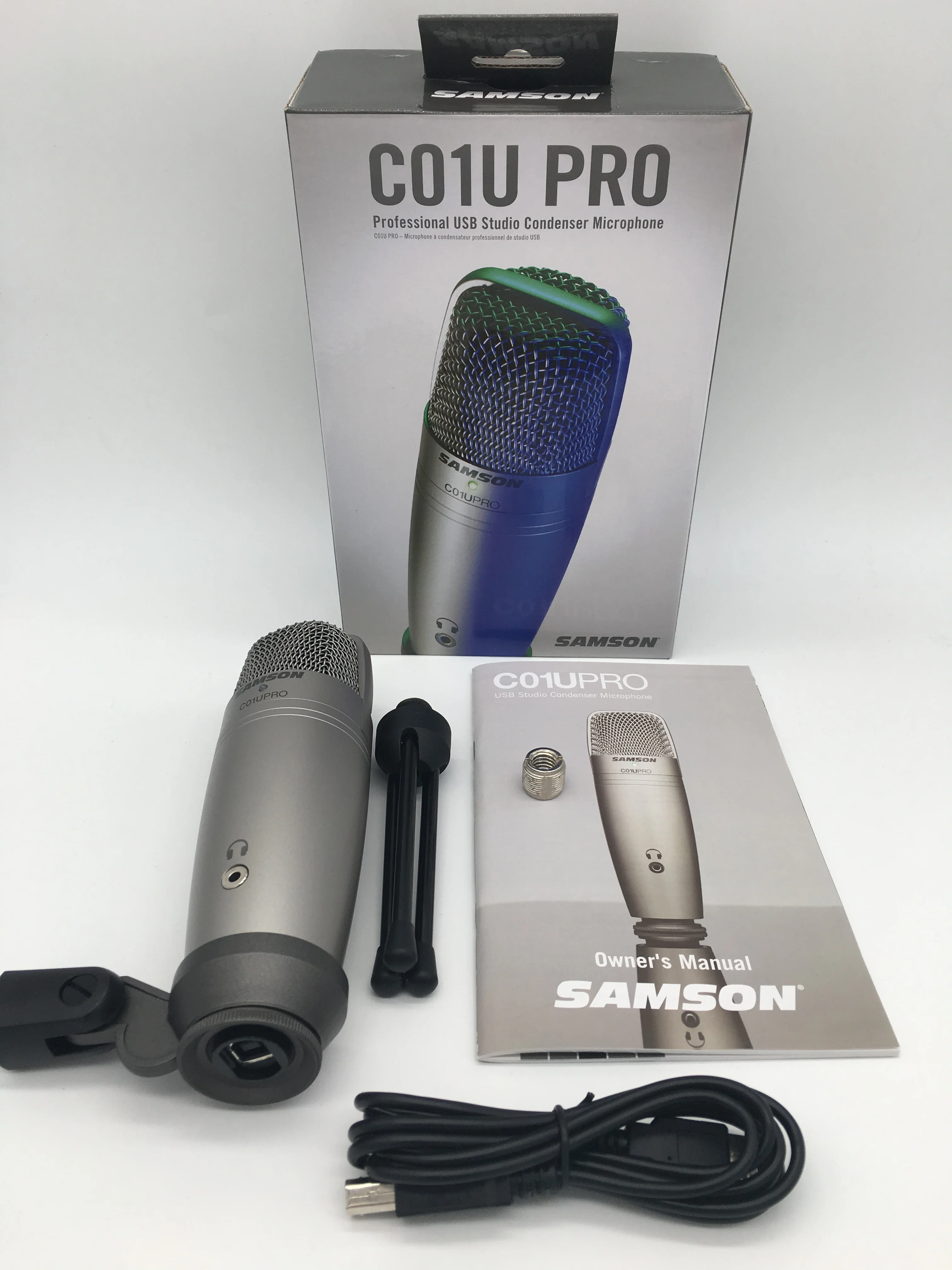 Samson C01U Pro USB студийный конденсаторный микрофон для профессионального радио