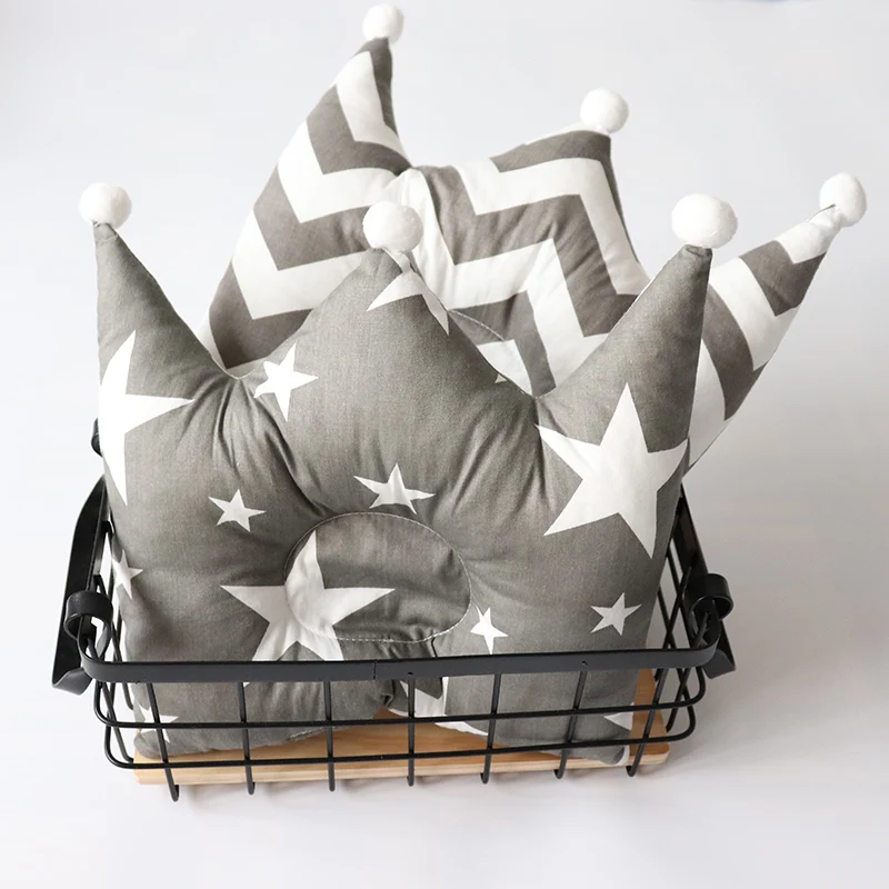 Детская подушка с плоской головкой для новорожденных декоративная детской